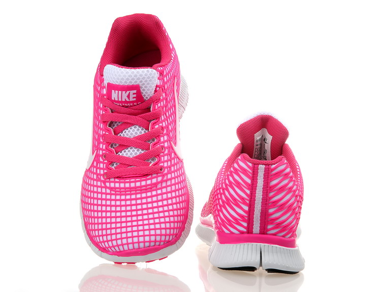 Nike Free 5.0 femmes legeres chaussures de course blanc rose (1)